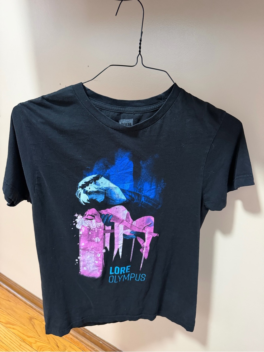 Lore Olympus Graphic Short Sleeve Tee - Black